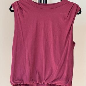 bobi Sleeveless Muscle Tee - Deep mauve